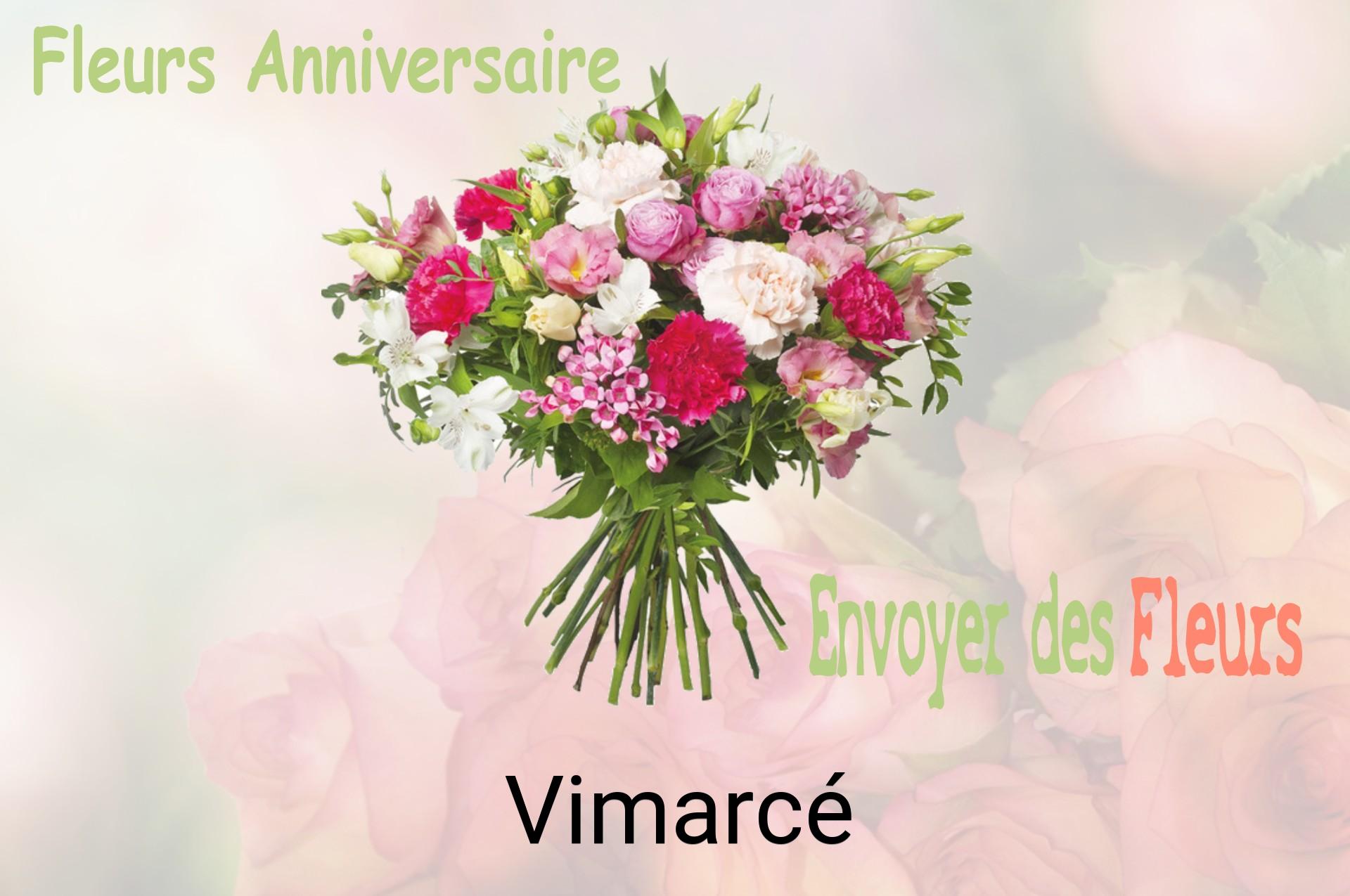Bouquet de fleurs d’anniversaire livré à Vimarcé