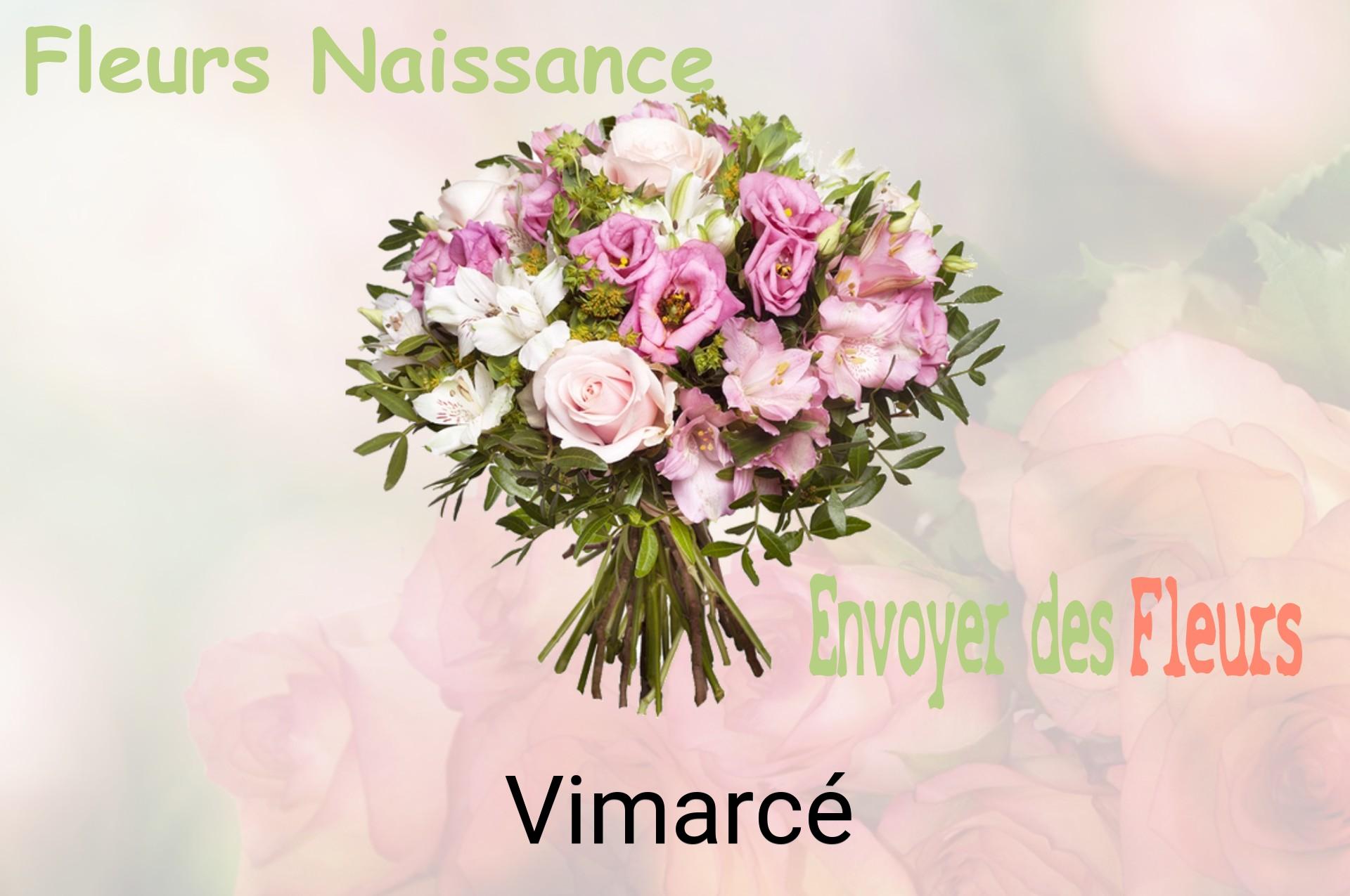 Bouquet de fleurs de naissance livré à Vimarcé
